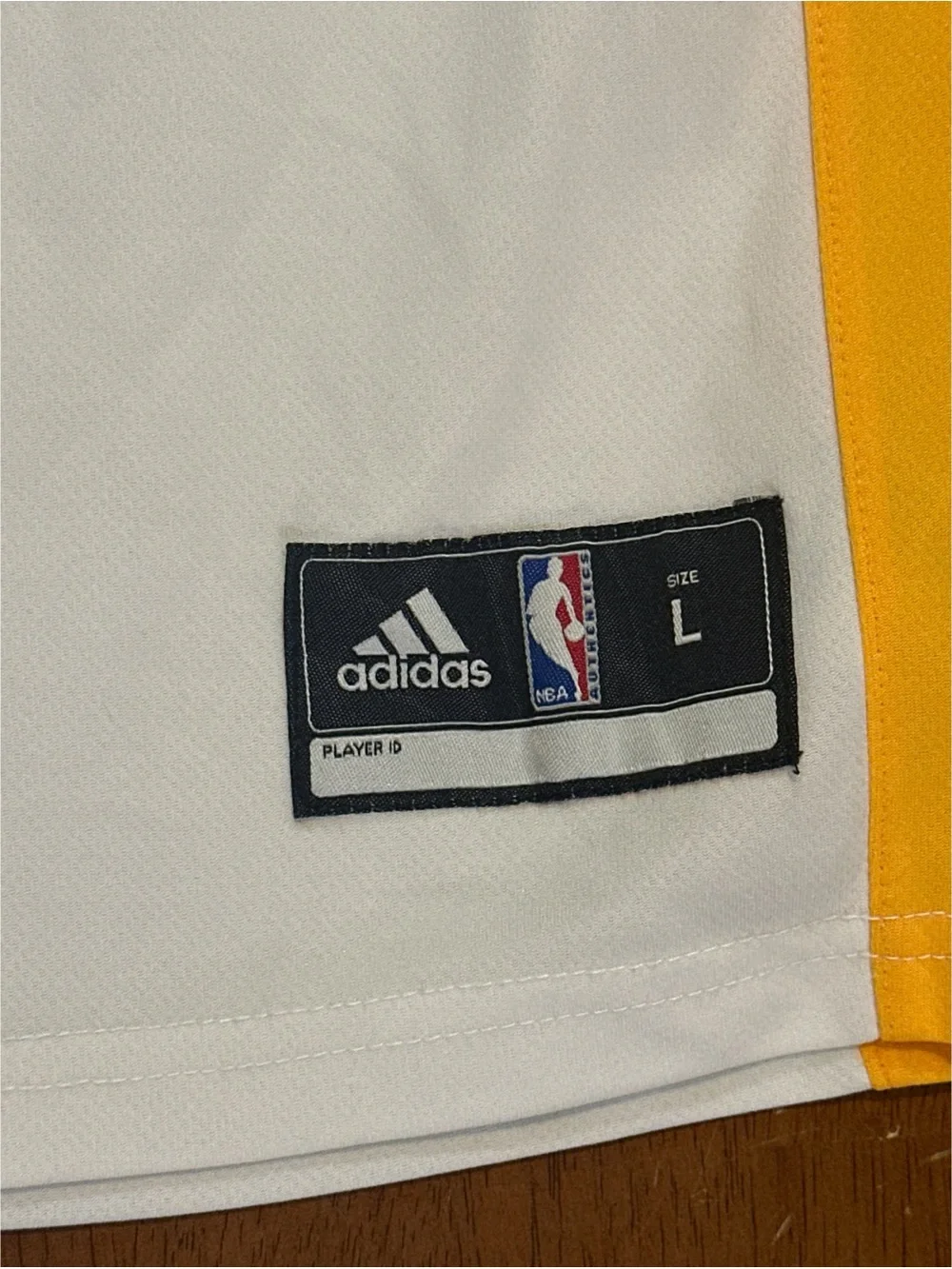 adidas White Golden State Warriors Kevin Durant Size Large